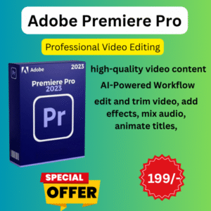 Adobe Premiere Pro Software Resale