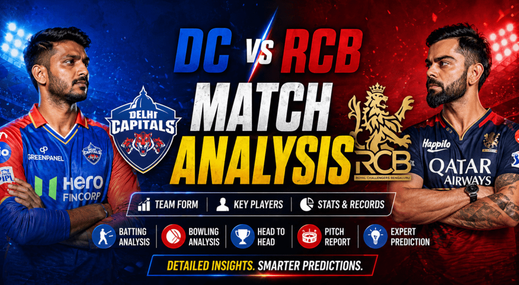 DC VS RCB